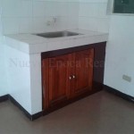 The kitchen sink with cabinet