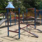 The subdivision's playground