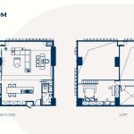 Two Bedroom unit Floor Plans